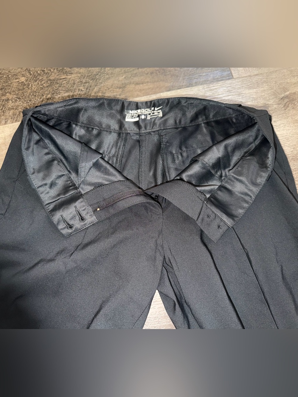 Nike Black Golf Dri-FIT Cropped Capri Pants Size 2 - Picture 10 of 11